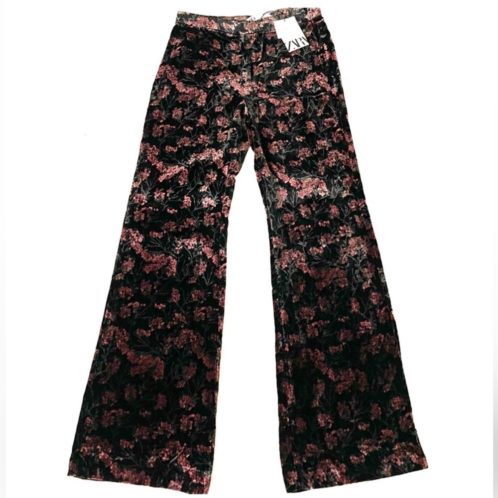 Zara Charlotte Velvet Pants Size: XS